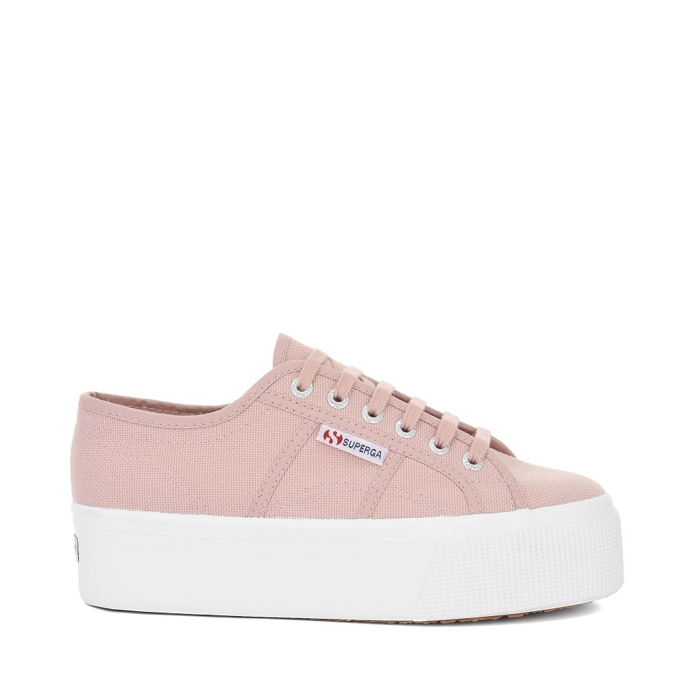 Superga 2790 Platform Orange Platform Sneakers - Women's USA | US2408071